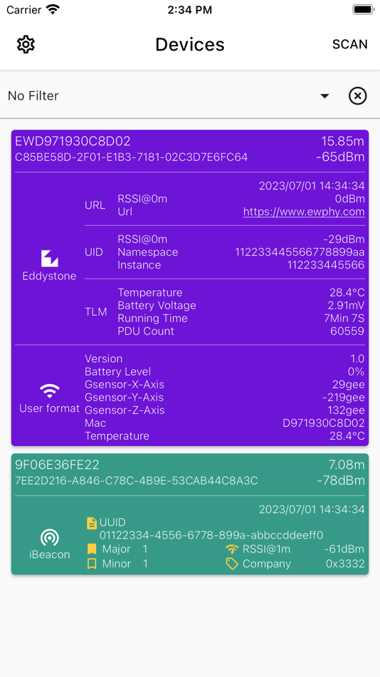 #2. Beacons Tool (iOS) By: Shenzhen Yanwei Communications Technology Co., Ltd.
