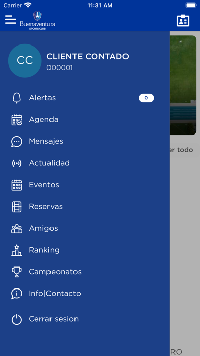 Buenaventura Sports Club Screenshot
