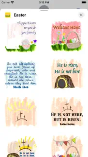 easter blessings stickers iphone screenshot 2