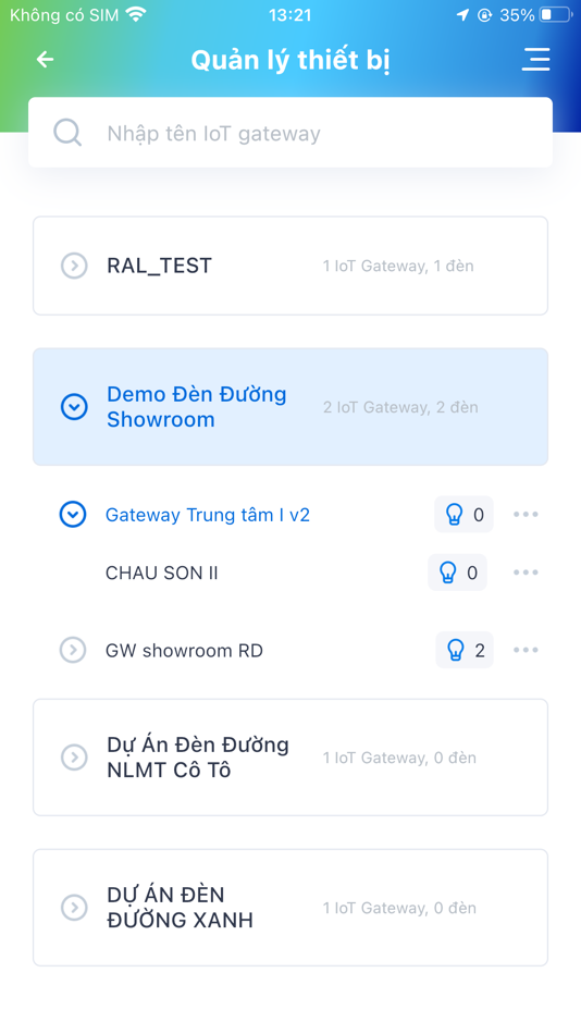 #5. Street Lighting v2 (iOS) Podle: RANG DONG LIGHT SOURCE AND VACUUM FLASK JOINT STOCK COMPANY