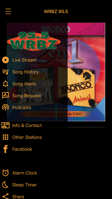 WRBZ 95.5 Radio Screenshot