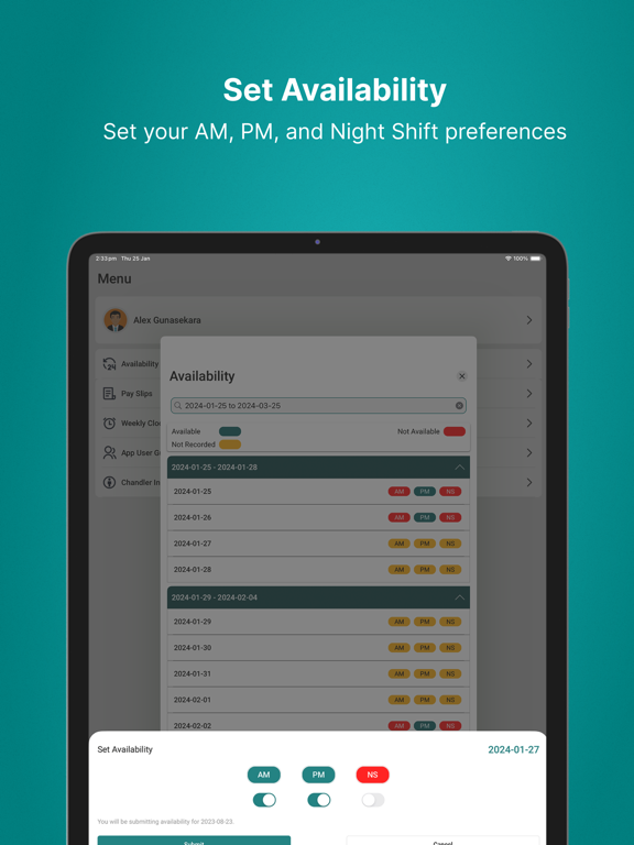Chandler Personnel iPad screenshot 9 - Business app