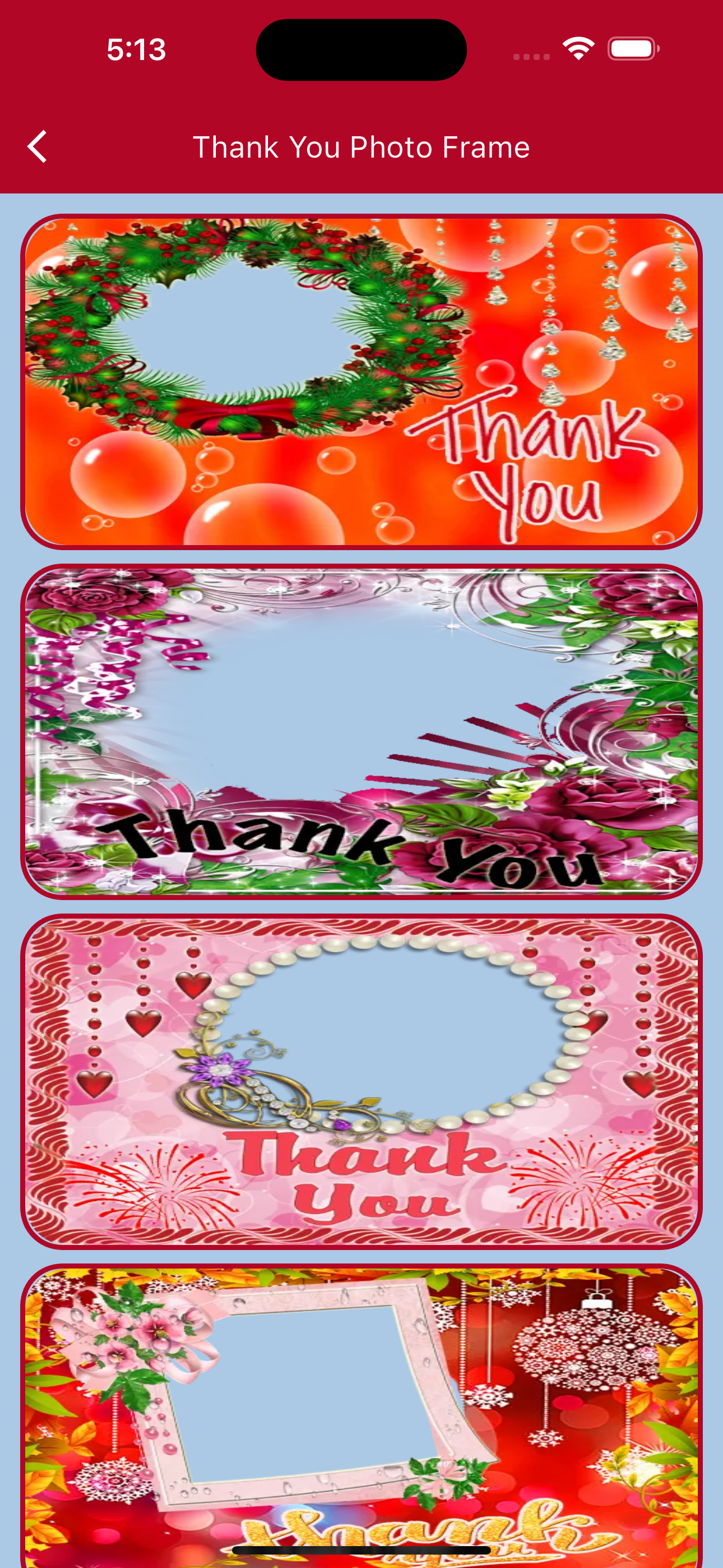 Thank You Photo Frame
