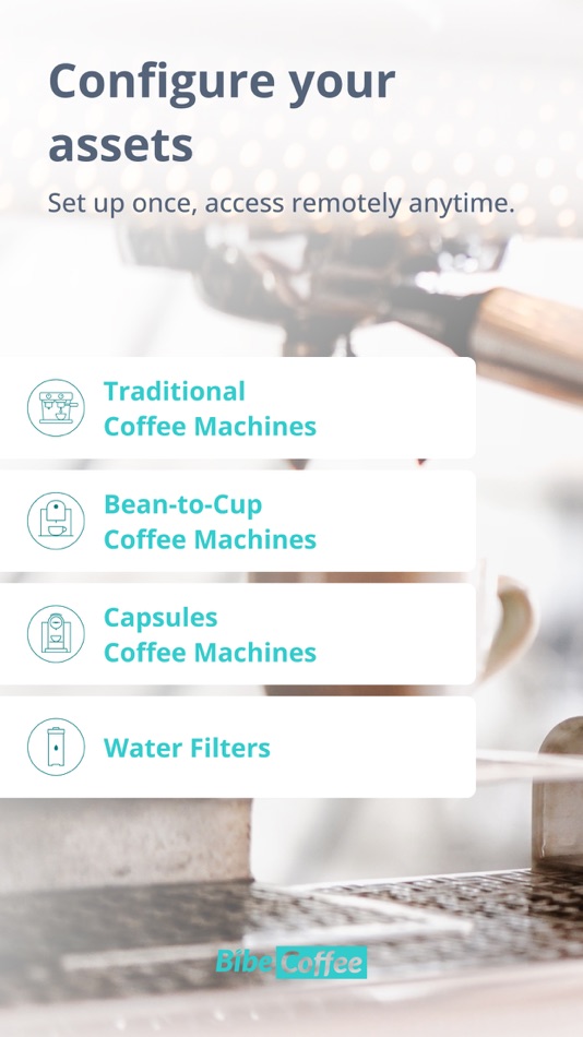 #1. BibeCoffee Configurator (iOS) 由: BIBE COFFEE LIMITED GREEK BRANCH