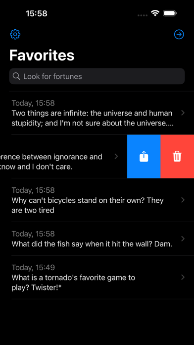 Fortune: quotes, wisdom, jokes Screenshot