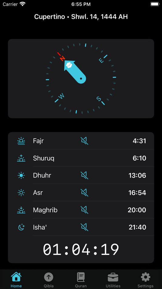 #6. Muezzin (iOS) 由: Tevfik Yucek