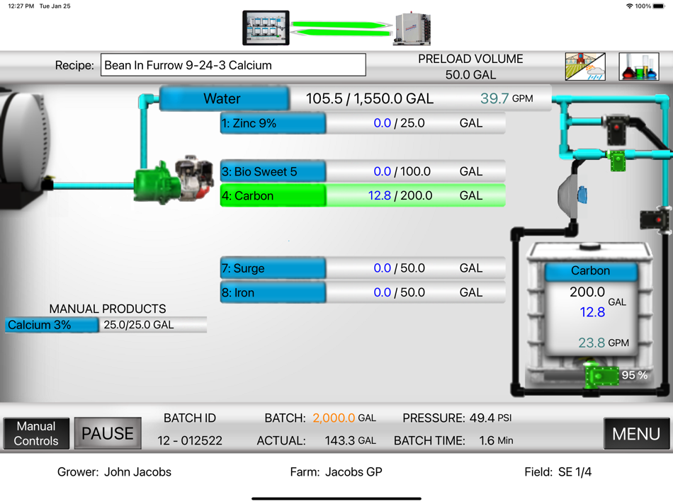 #1. QD3000 (iOS) 由: SureFire Ag Systems