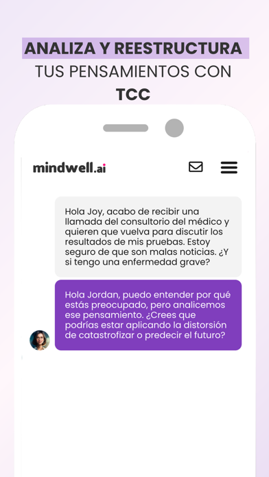 Mindwell: Self-Care AI-Coach Screenshot