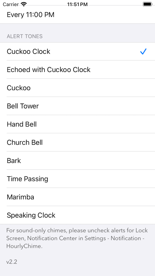 #2. Hourly Chime in Background (iOS) 来自: Moon Hyuk Kang