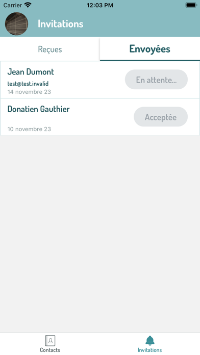 Contact-Me Screenshot