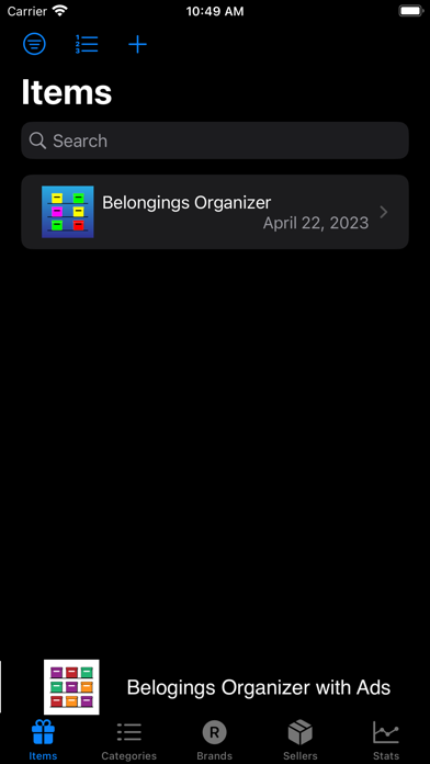 Belongings Organizer with Adsのおすすめ画像1