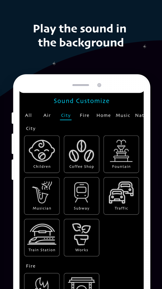 #6. Sleep Sounds - relaxing sounds (iOS) 由: Gorasiya Vishal Nanjibhai
