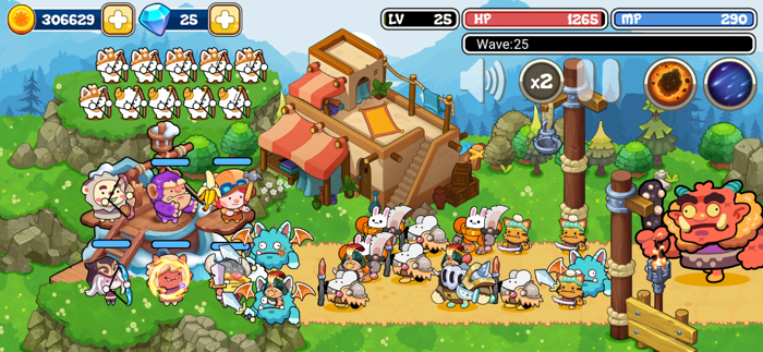 Castle Defense Battle Towers