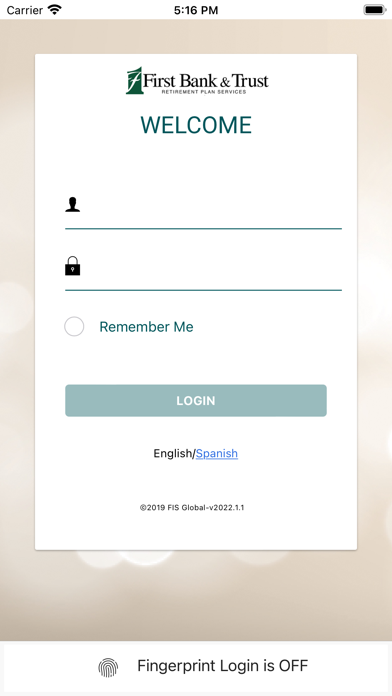First Bank & Trust Retirement Screenshot