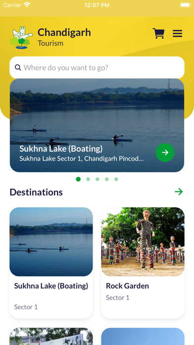 Chandigarh Tourism Screenshot