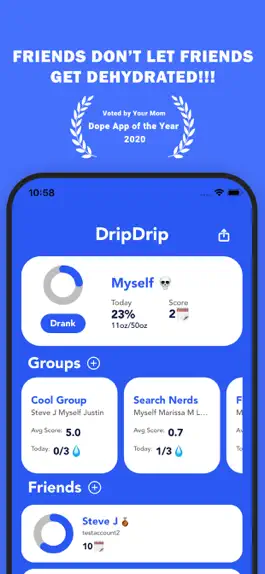 Game screenshot DripDrip - Social Hydration mod apk