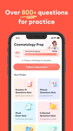 Cosmetology Exam Practice 2026 screenshot 1