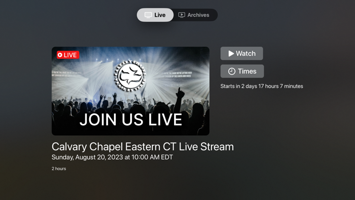 Screenshot #1 pour Calvary Chapel Eastern CT