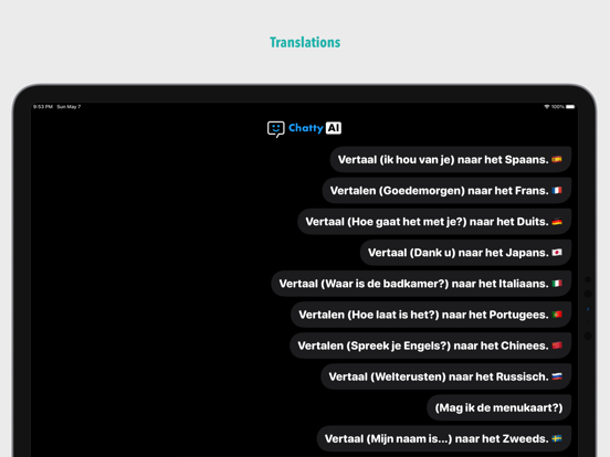 ChatGPT Nederlands iPad app afbeelding 6