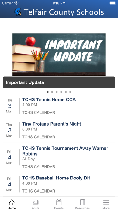 Telfair County Schools Screenshot