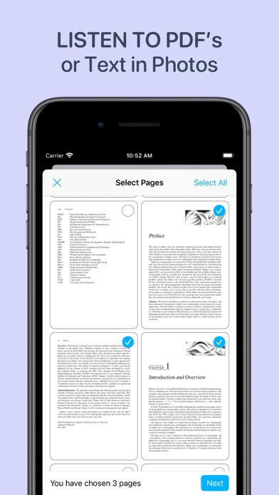 Text To Speech Document Reader Screenshot