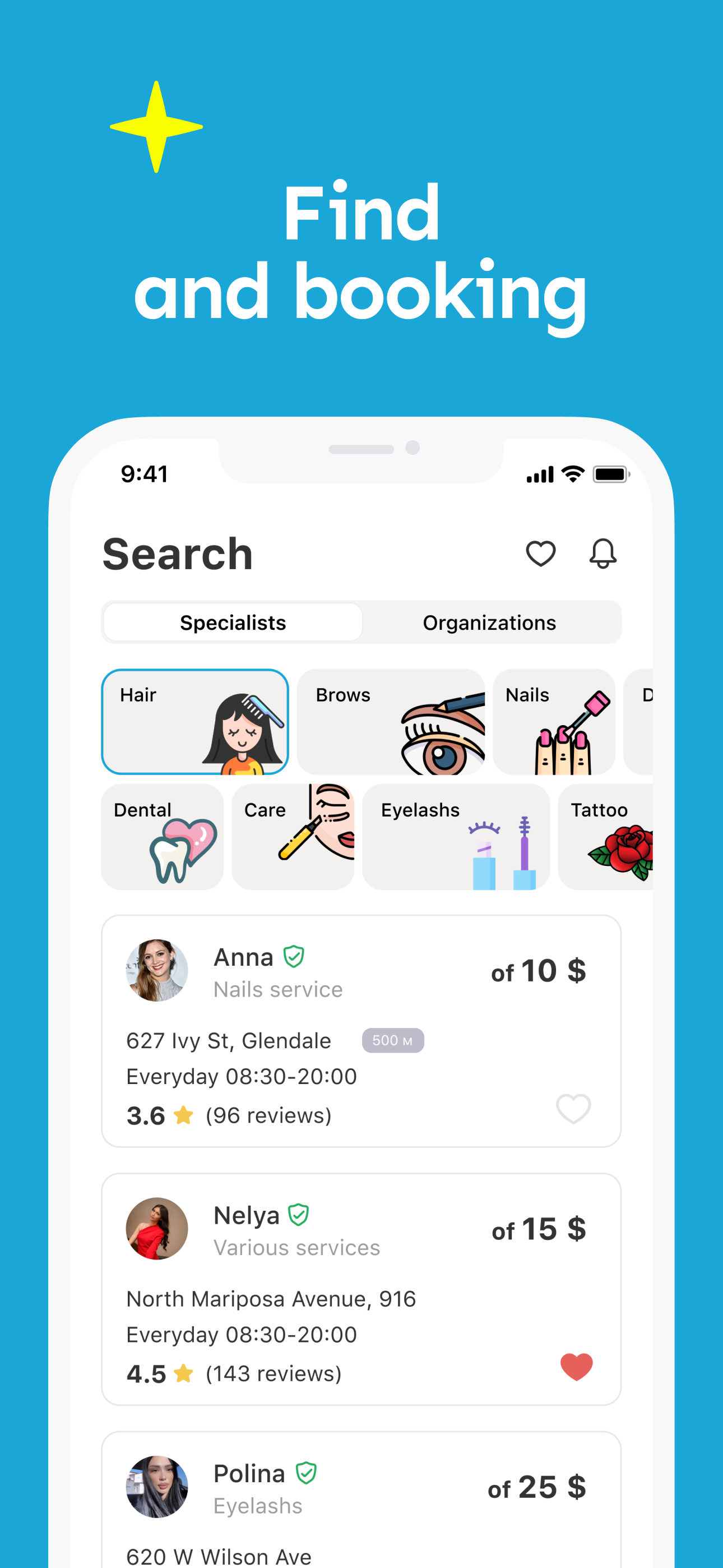 NAIL — find beauty masters