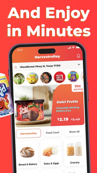 Harvestrolley-Grocery Delivery Screenshot