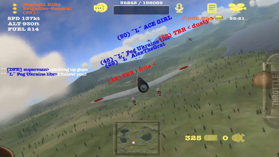 Screenshot von Dogfight Elite auf dem iPhone 7