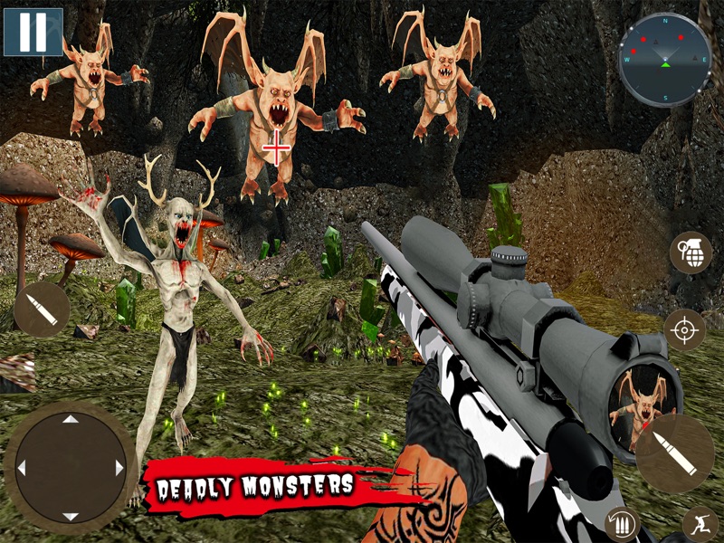 Wild Sniper Monster Game 3D screenshot 11