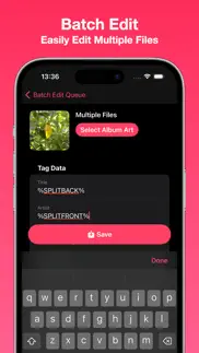 tunetag mp3 tag editor iphone screenshot 3