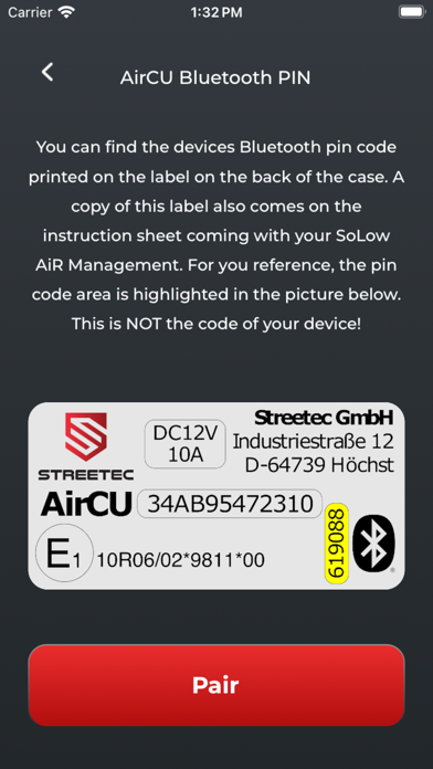 SoLow AiR Management Screenshot