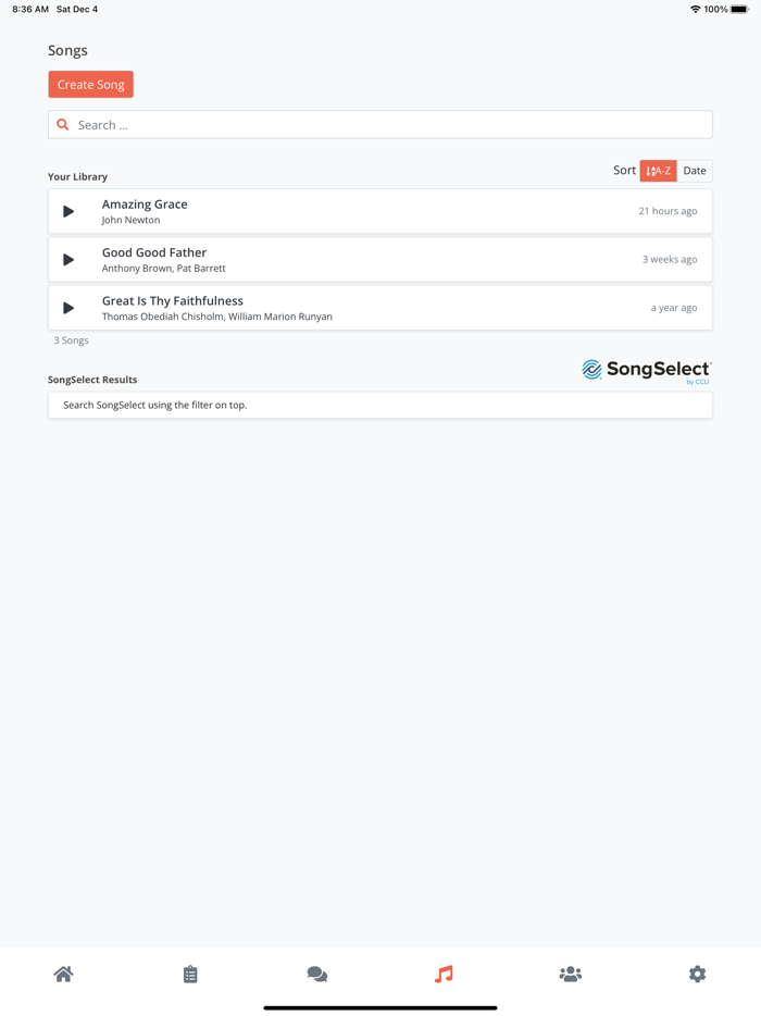Planning by WorshipTools