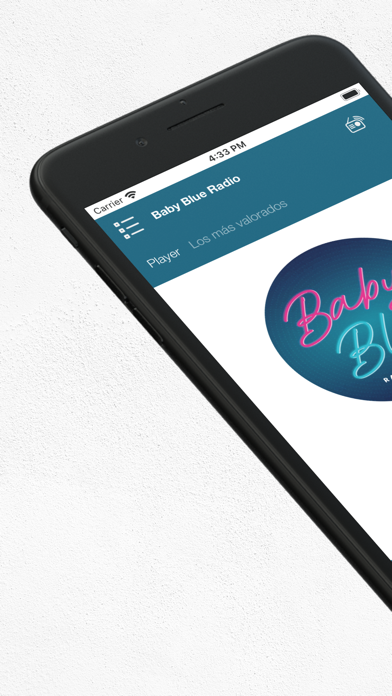 Baby Blue Radio Screenshot