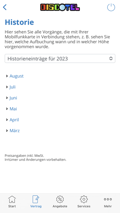 Screenshot #2 pour discoTEL Servicewelt