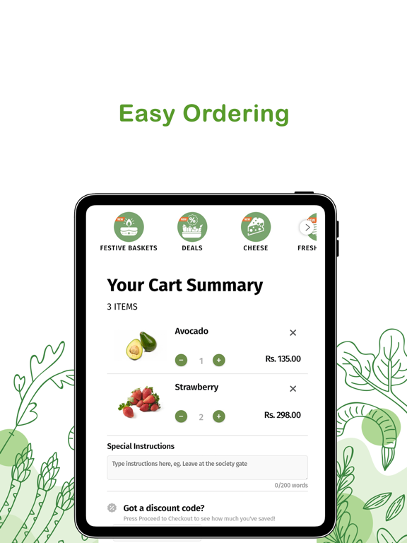 Gourmet Garden India iPad screenshot 7 - Shopping app