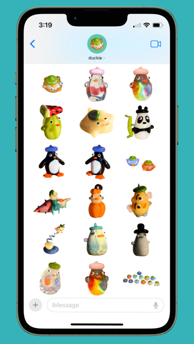 Screenshot #3 pour Jackie's Glass Duck Stickers
