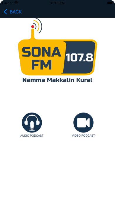 Sona FM 107.8 CRS Screenshot