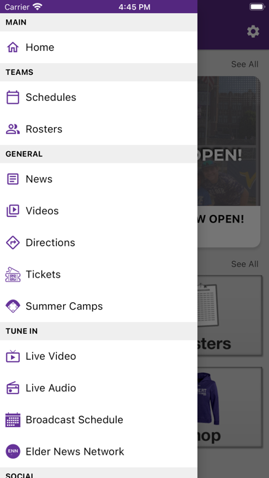 EHS Mobile Sports Screenshot
