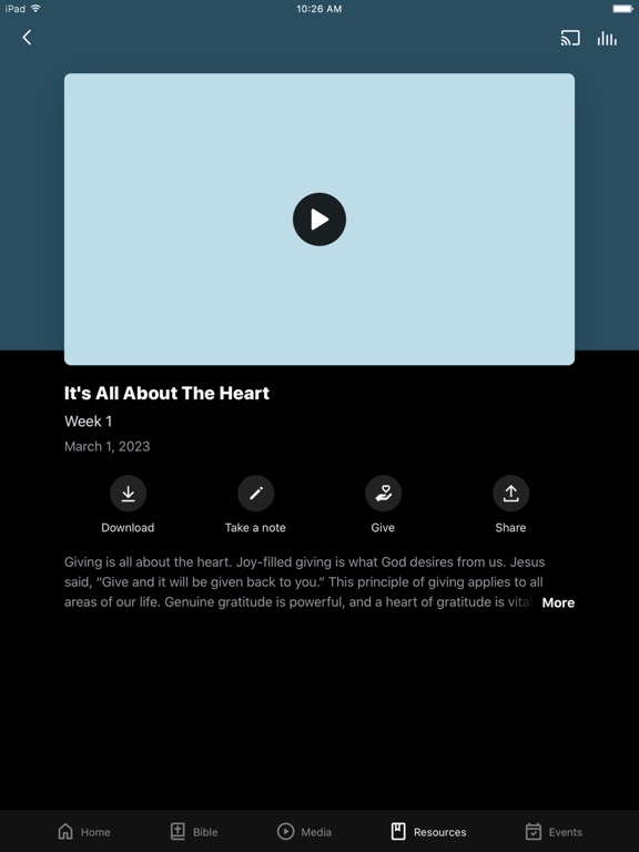 Seekers Point Church iPad screenshot 3 - Education app