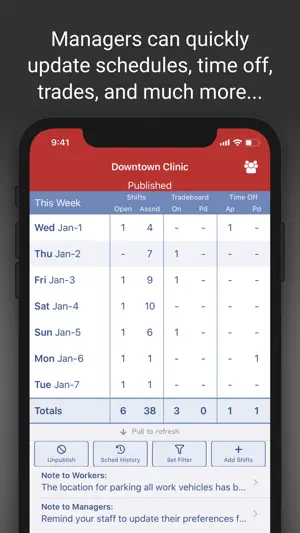 WhenToWork Employee Scheduling screenshot 4