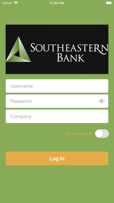 Southeastern Bank Merchant Screenshot