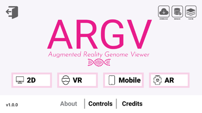 ARGV - AR Genome Viewer Screenshot