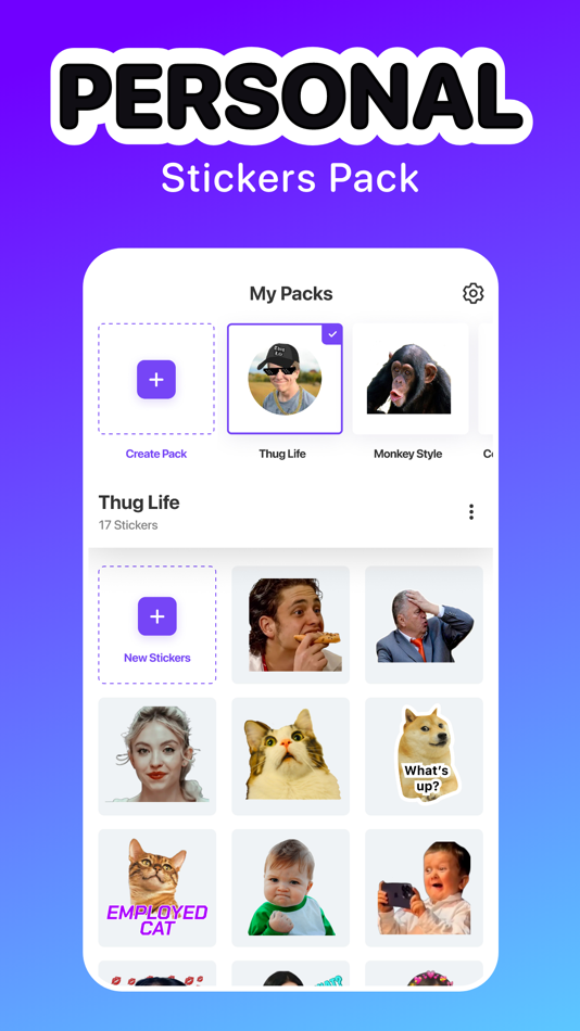 #4. Sticker Maker - Stickers Hub (iOS) Podle: Dream Downloader Infotech Ltd.