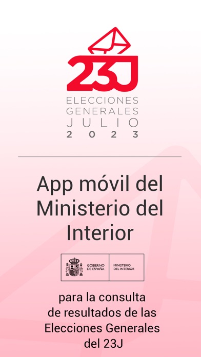 23J Elecciones Generales 2023 Screenshot