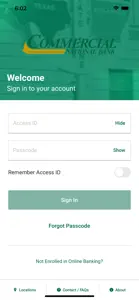 Commercial National Bank screenshot #2 for iPhone