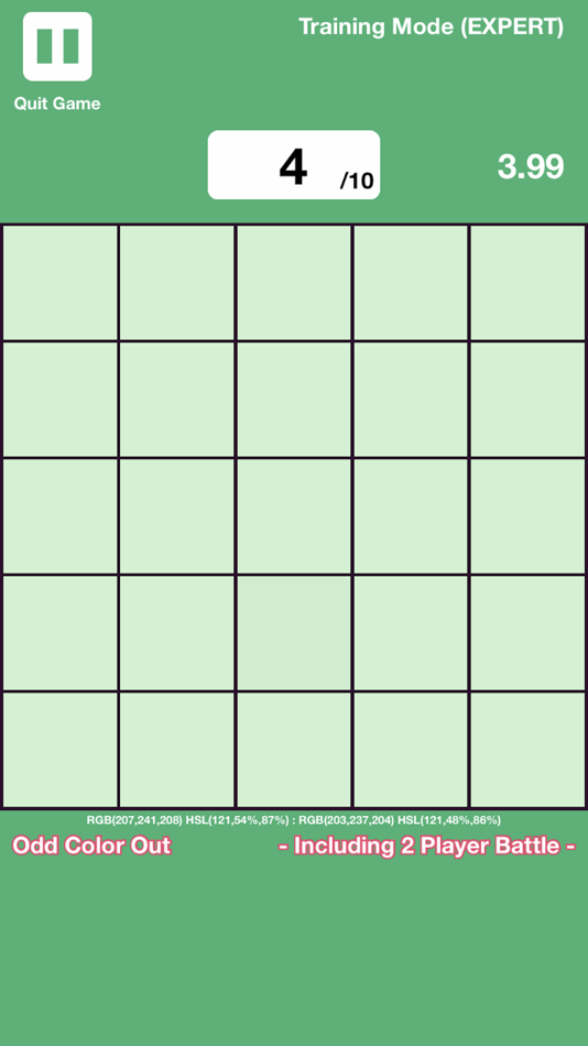 #6. Odd Color Out - Multiplayer (iOS) Podle: KAZUYA KAMIOKA