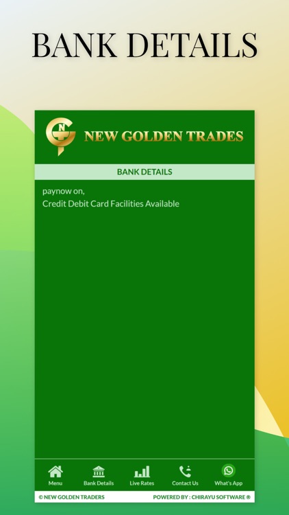 NEW GOLDEN TRADERS