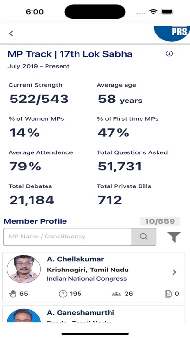 PRS India Screenshot