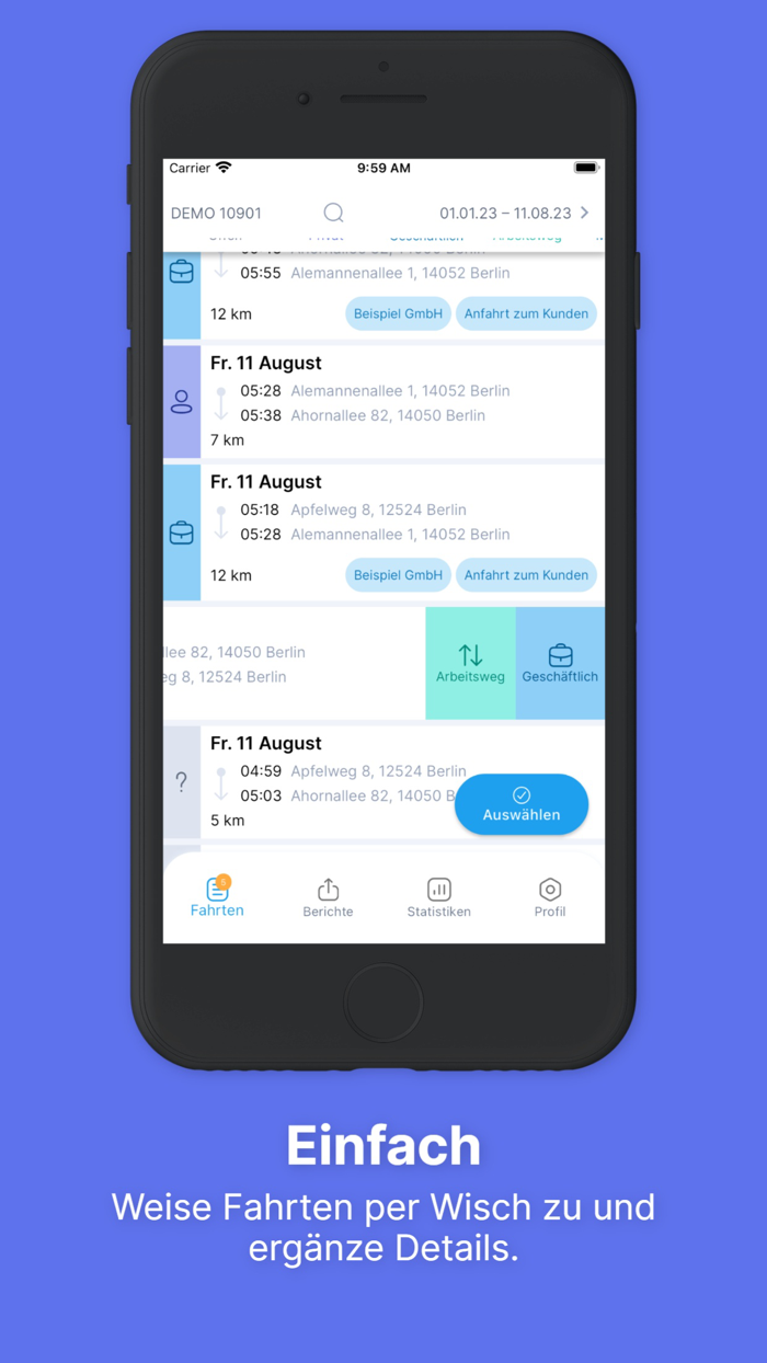 AutoLogg Fahrtenbuch 2.0