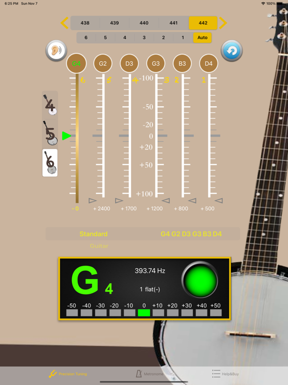 Screenshot #6 pour BanjoTuner - Tuner for Banjo